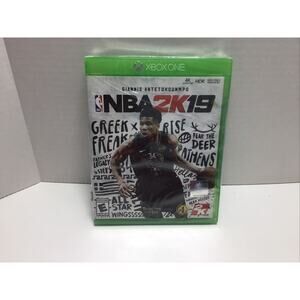 NBA 2K19 Microsoft Xbox One New Factory Sealed Giannis Antetokounmpo Cover
